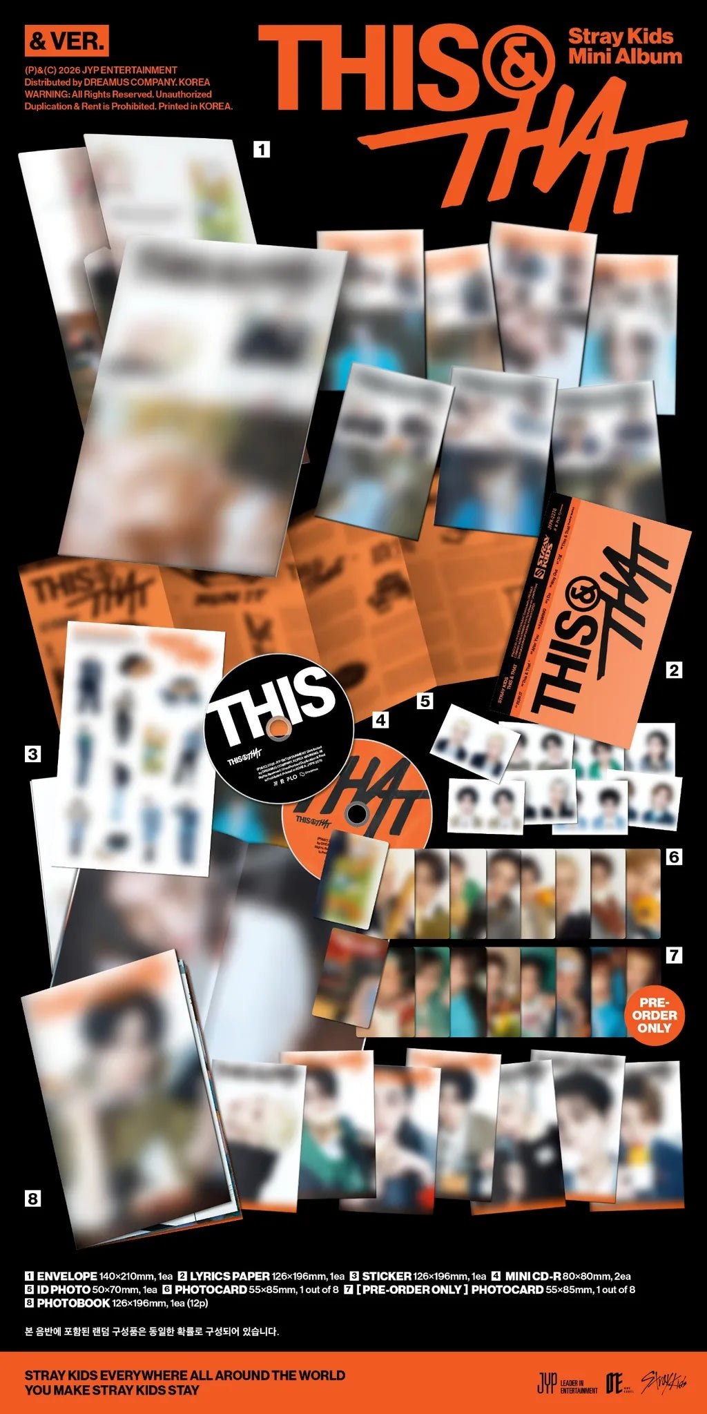 STRAY KIDS - THIS & THAT (& VER.)