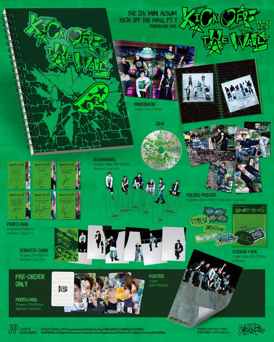 KickFlip - KICK OFF THE WALL Pt.1 (PHOTOBOOK Ver.)