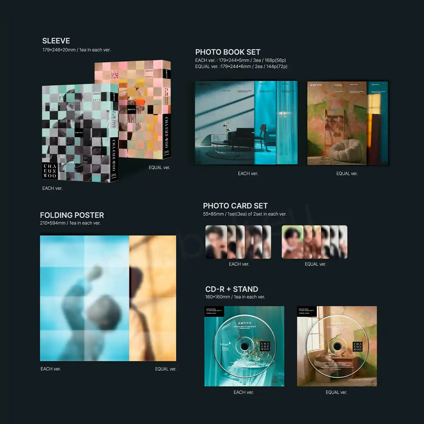 Cha Eun Woo (ASTRO) – ENTITY (1st Mini Album)