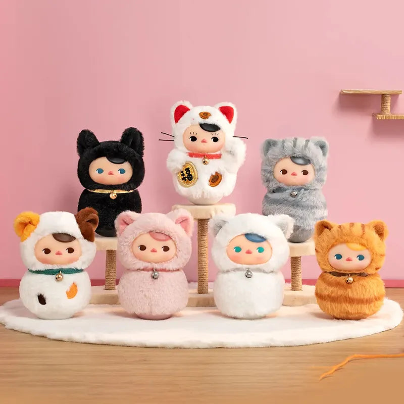 PUCK Roly-Poly Kitty Series Vinyl Plush Blind Box