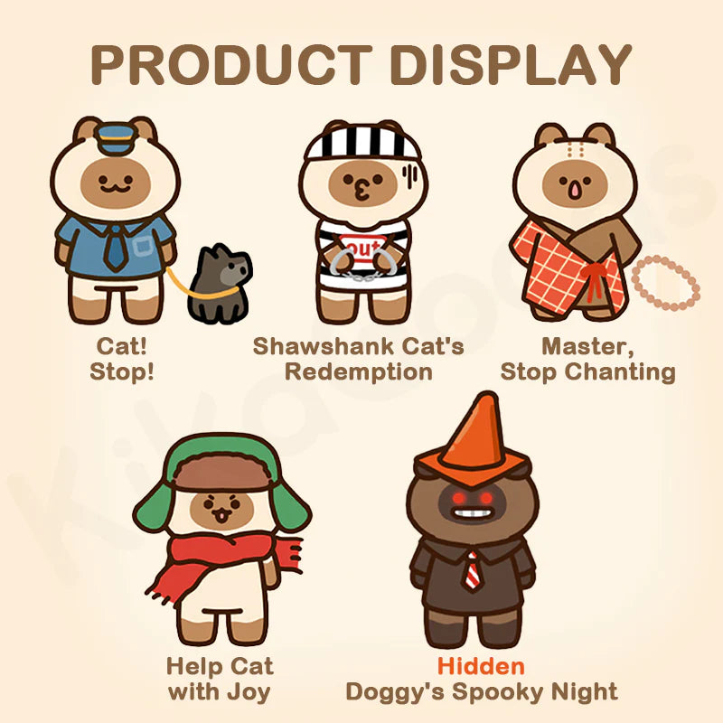 Doggy Cat Wonderful Wardrobe Series Vinyl Plush Blind Box