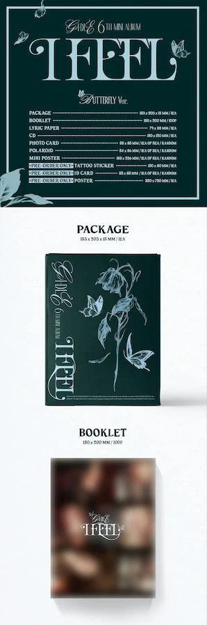 I-DLE - I FEEL (6TH MINI ALBUM)