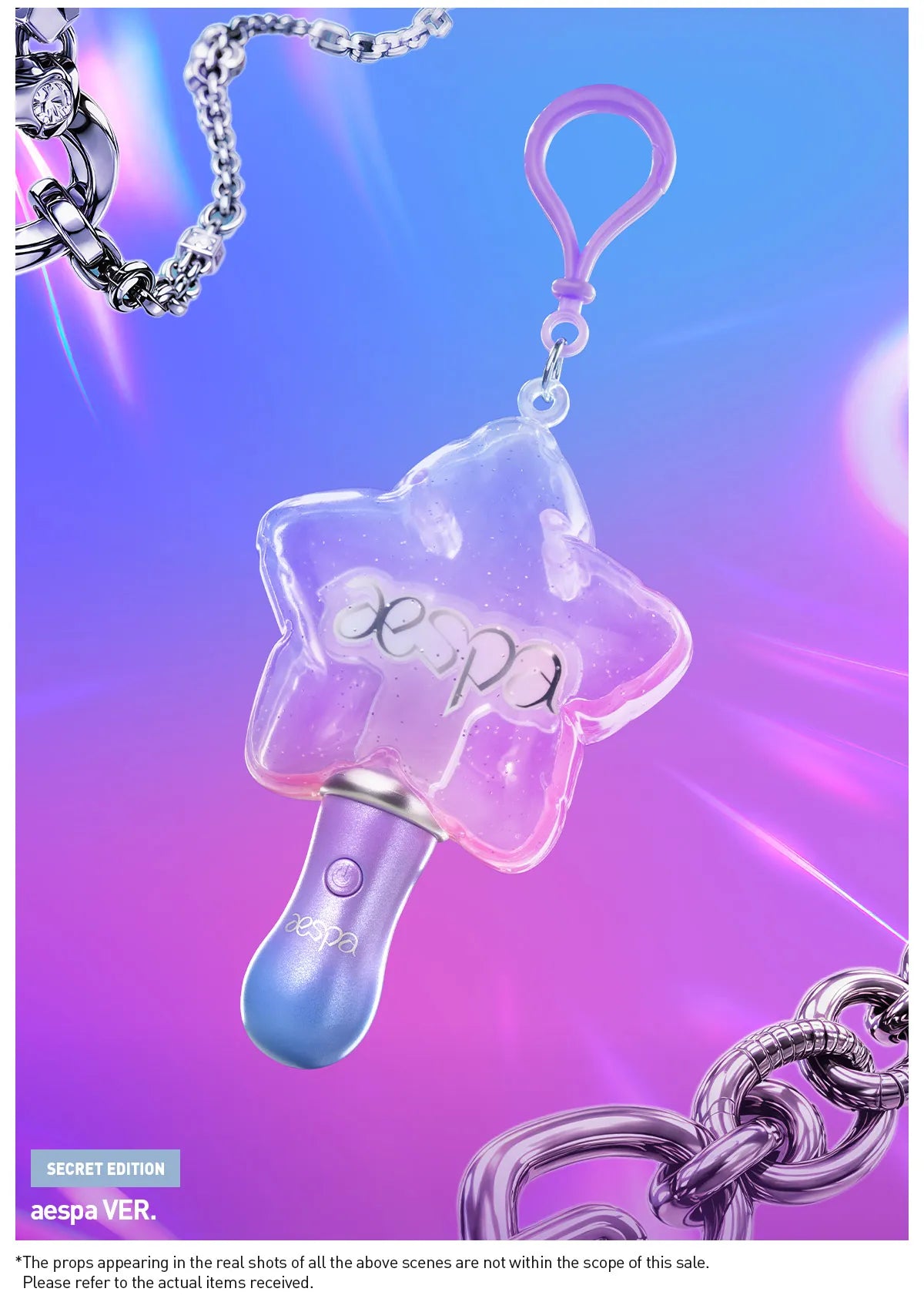 AESPA Memorable Picks Series Glowing Pendant