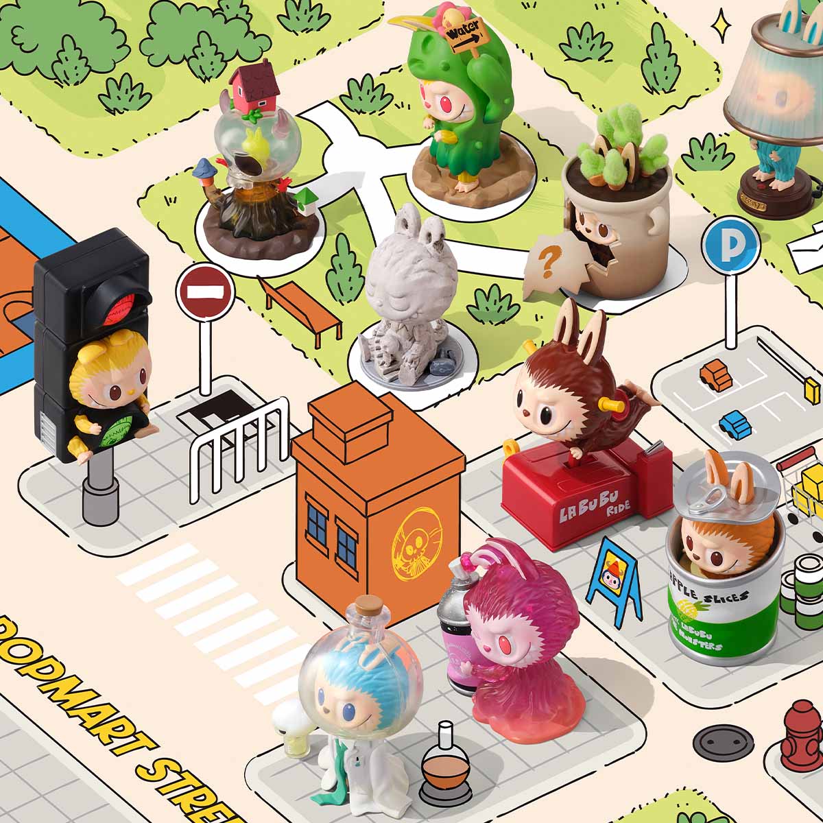 THE MONSTERS Almost Hidden Series Figures