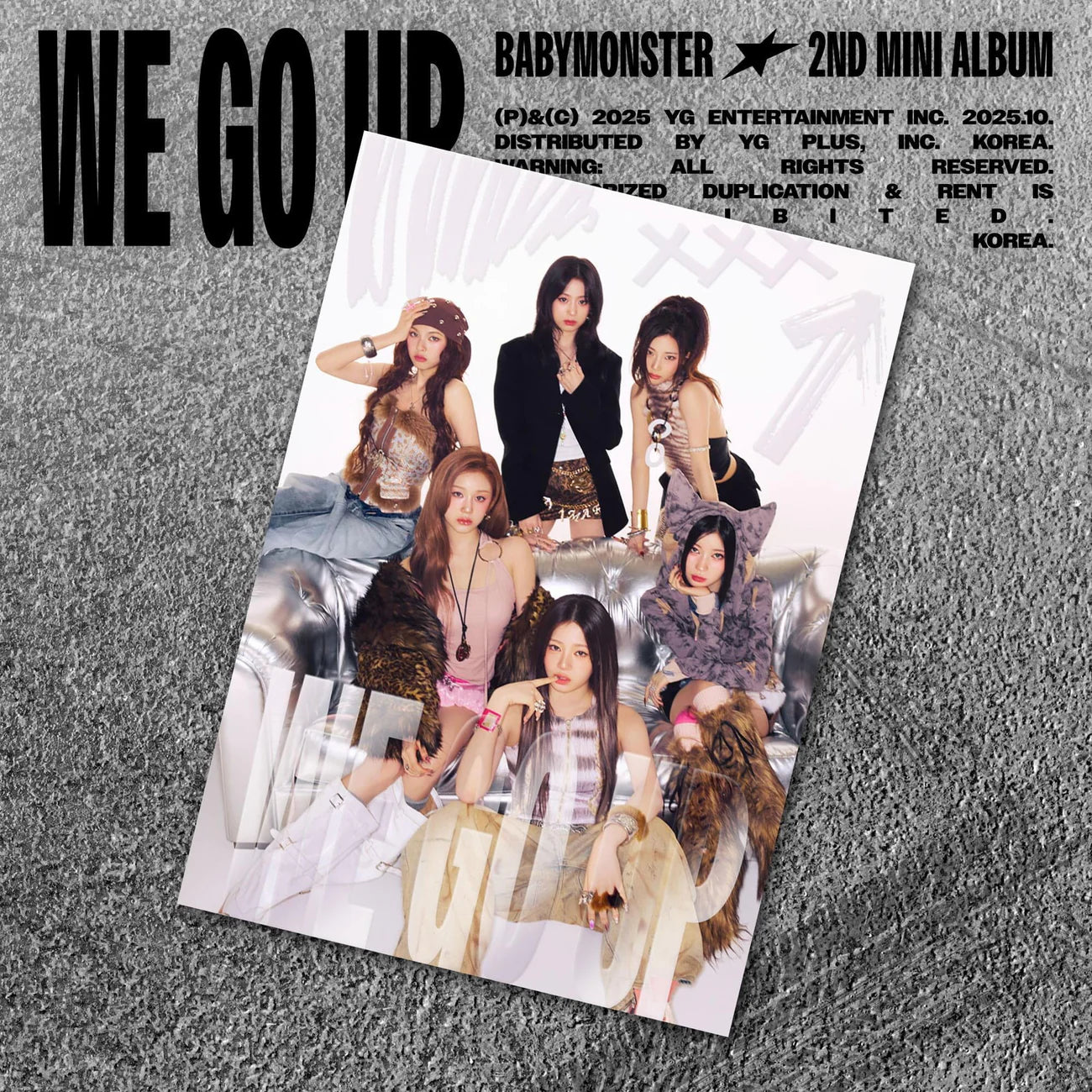 BABYMONSTER - WE GO UP (POSTCARD ver.)