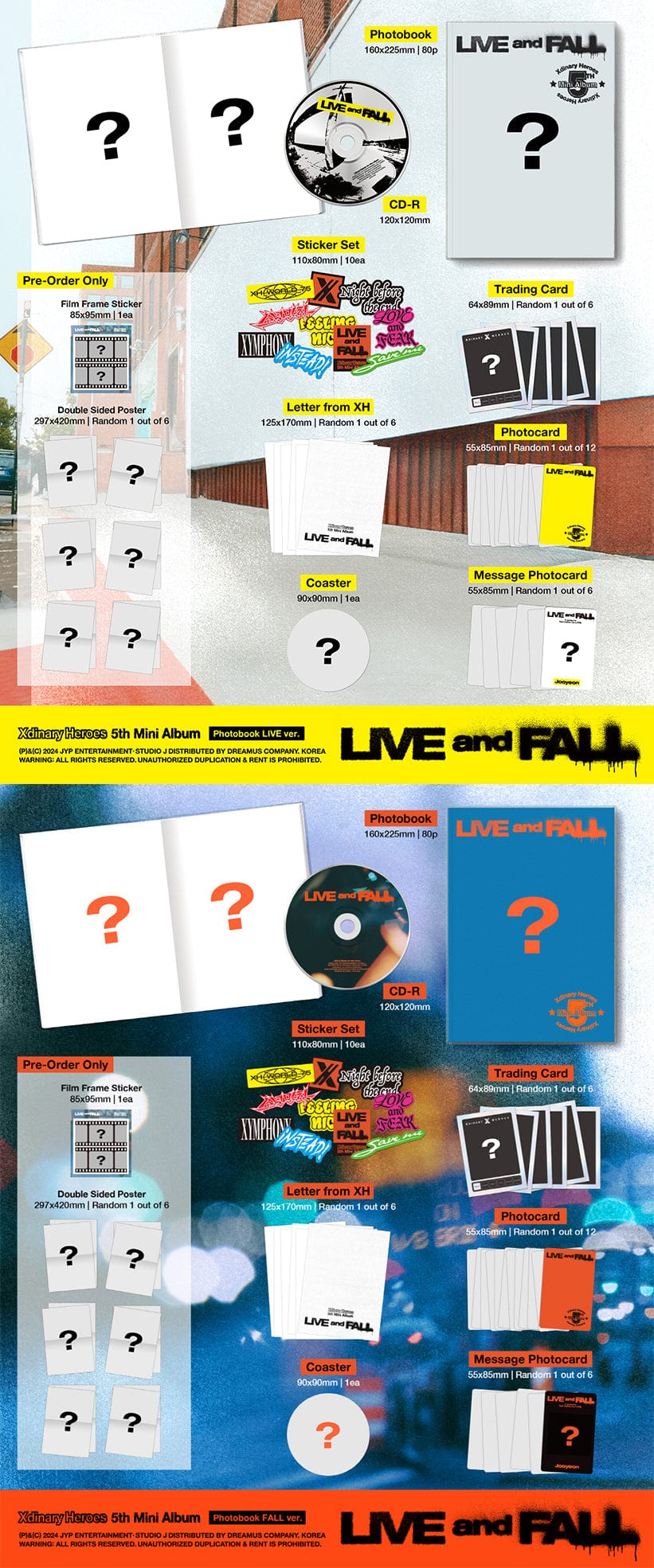 XDINARY HEROES - LIVE AND FALL (PHOTOBOOK VER.) – KeaPOP