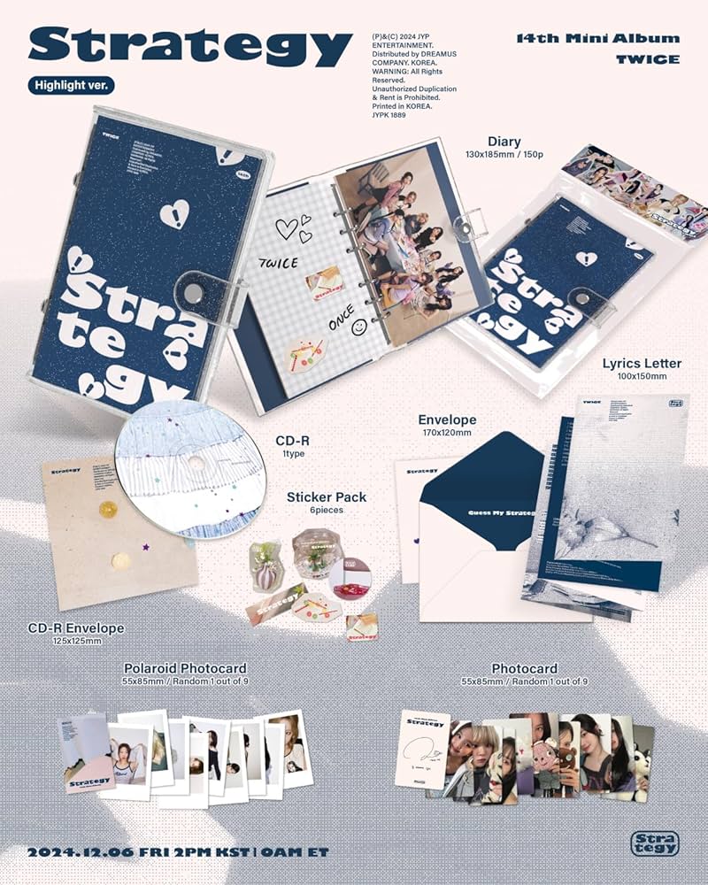 TWICE STRATEGY 14th Mini Album (Highlight ver.)