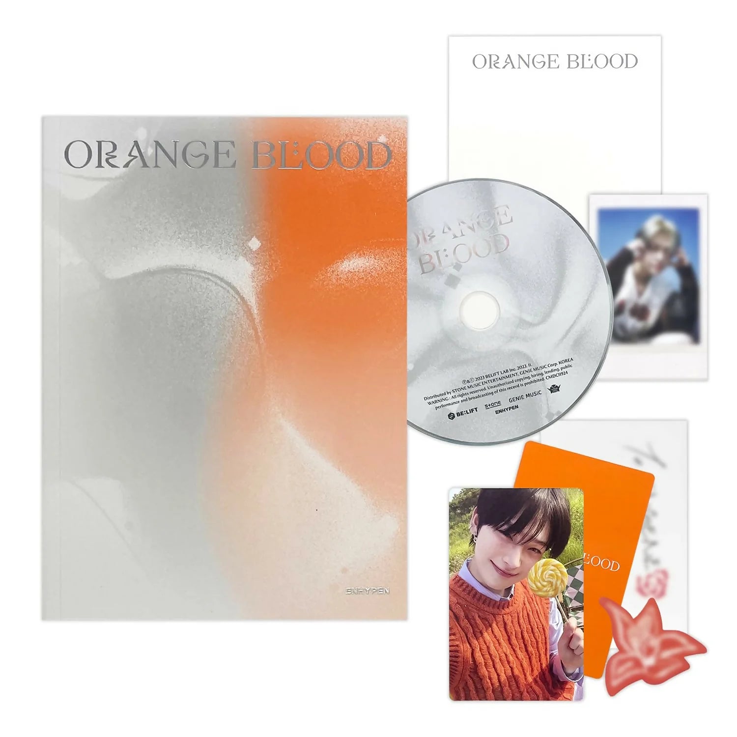 orangeblood 未開封7枚 ENHYPEN engenever ENGENE Ver.) ENHYPEN(EN-) [ORANGE BLOOD] 5th Mini Album (Random