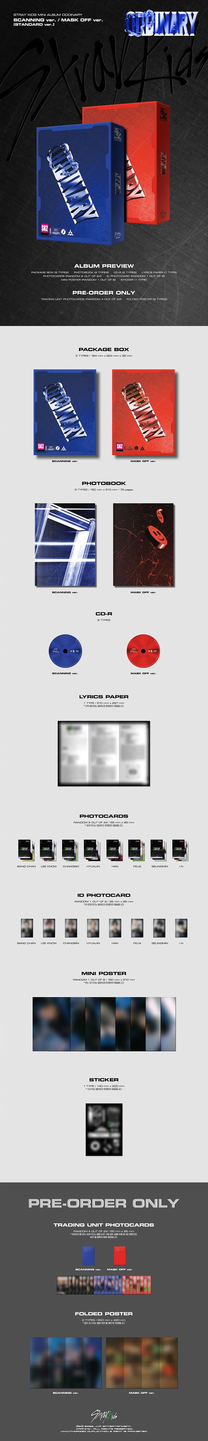 Stray Kids - ODDINARY MINI ALBUM