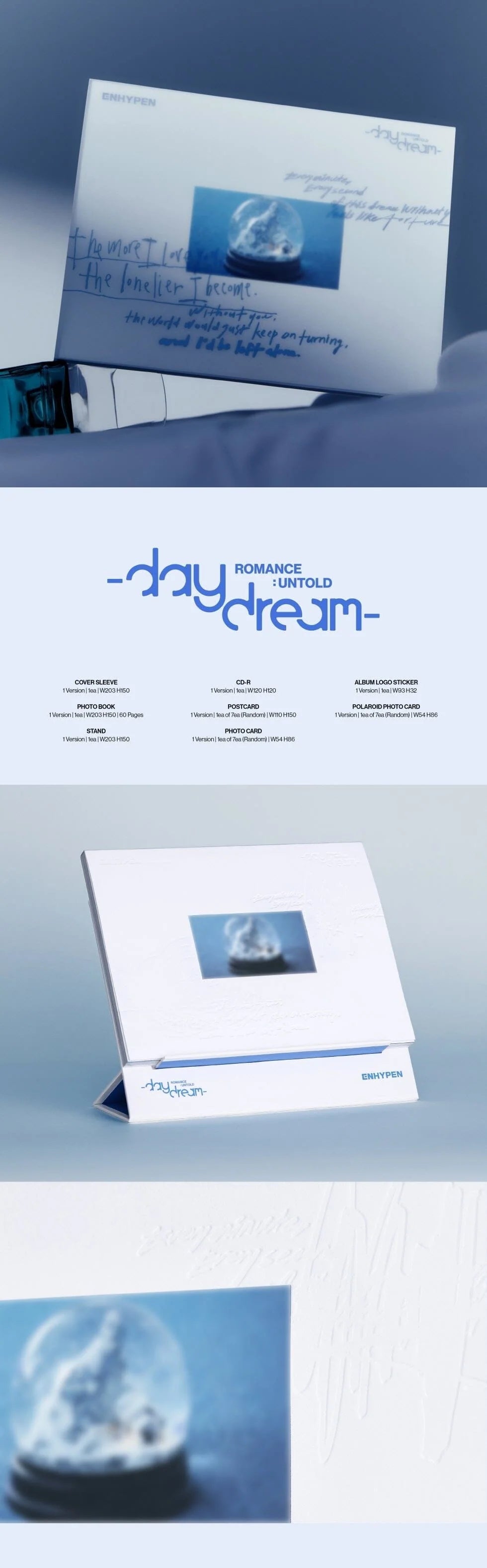 ENHYPEN - ROMANCE : UNTOLD - DAYDREAM (JAPAN EDITION)