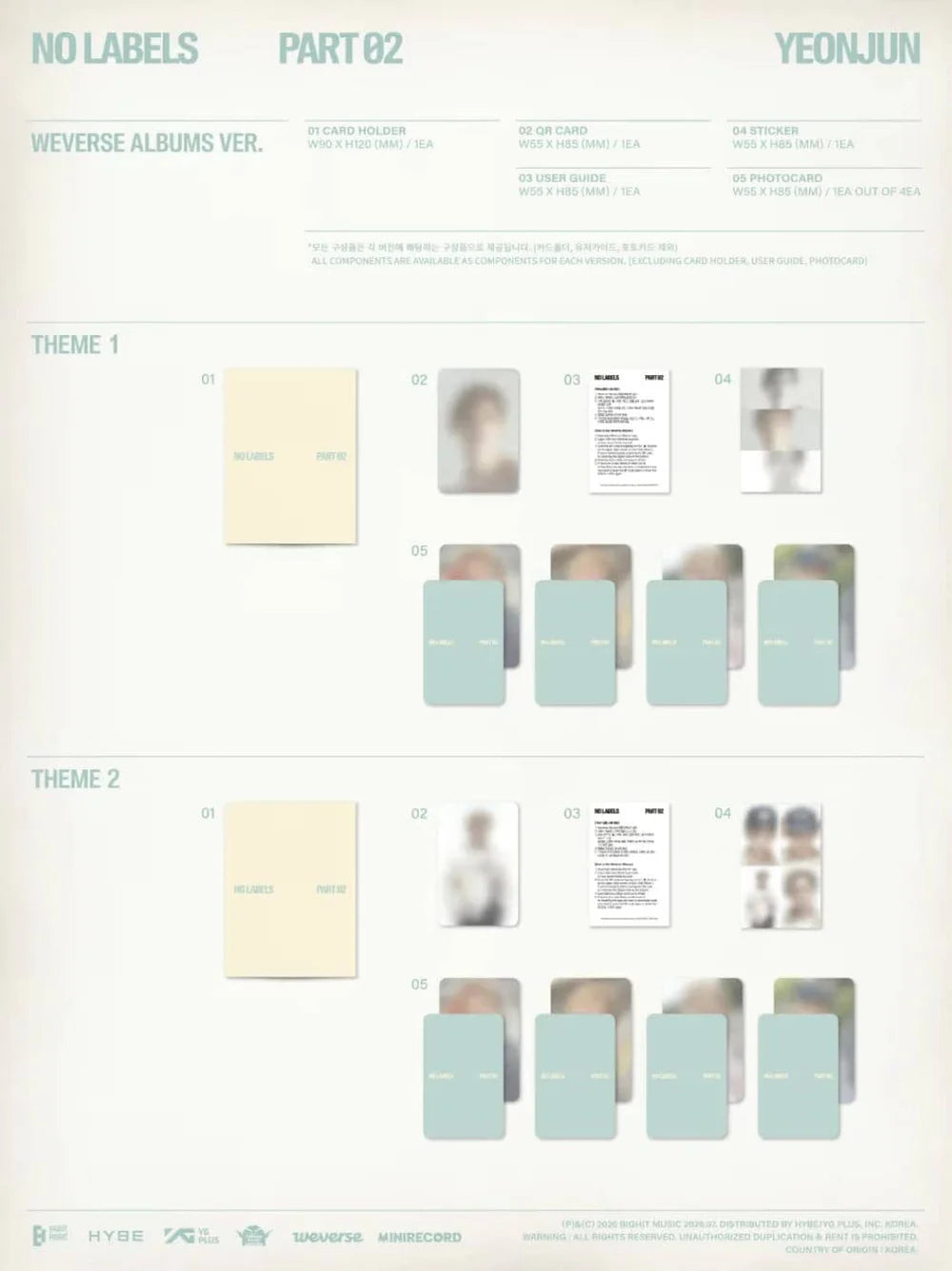 YEONJUN - NO LABELS: PART 02 (WEVERSE ALBUM VER.)
