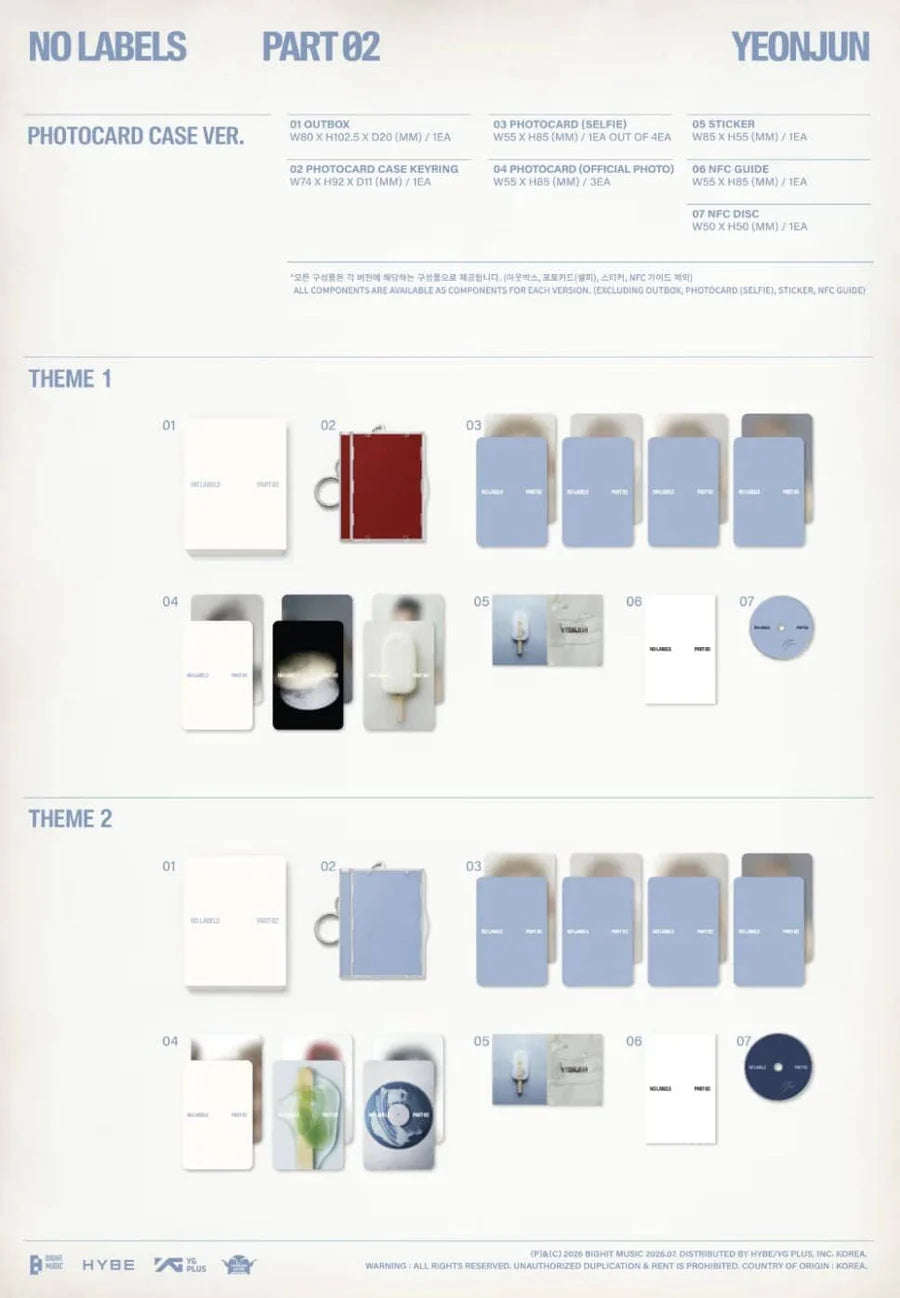 YEONJUN - NO LABELS: PART 02 (Photocard Case Ver.)