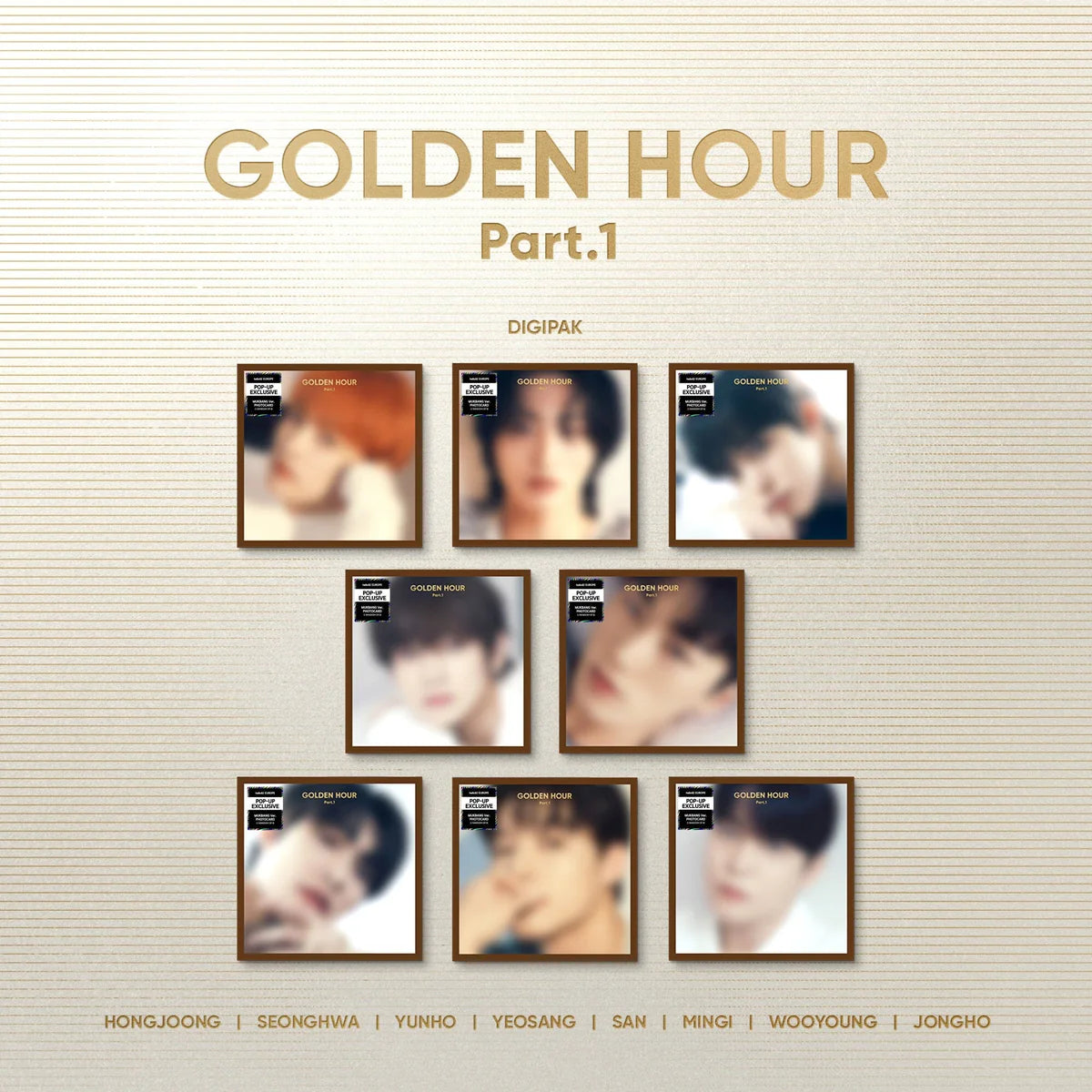 ATEEZ - GOLDEN HOUR: PART.1 (DIGIPAK VER.)