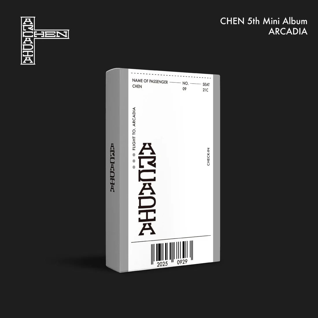 CHEN (EXO) - Arcadia - Lucky Draw (Signed & Normal)
