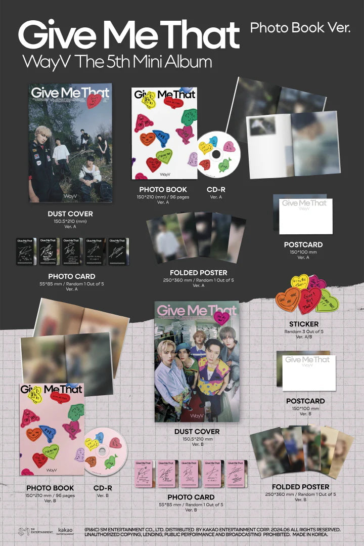 Wayv - Give Me That (Photobook ver.)