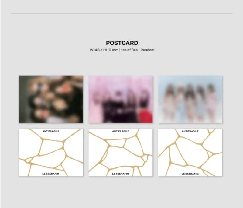 LE SSERAFIM - 2ND MINI ALBUM ANTIFRAGILE