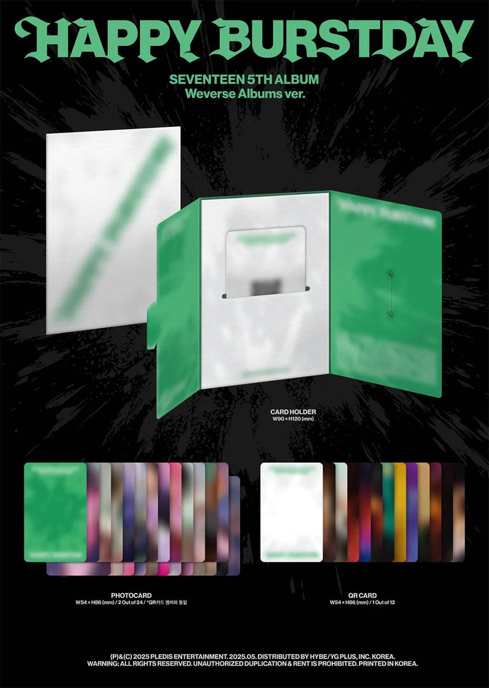 SEVENTEEN - HAPPY BURSTDAY (Weverse Ver.) + SPECIAL GIFT – KeaPOP