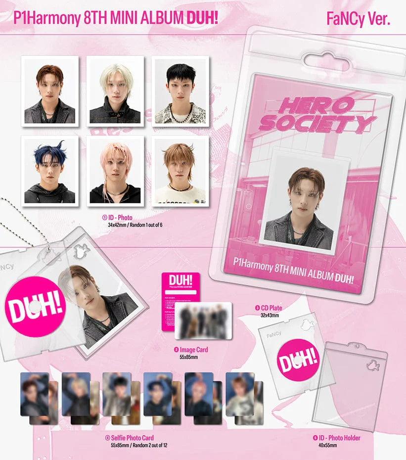 P1HARMONY - 8th mini album DUH! (Fancy ver) *RANDOM MEMBER* – KeaPOP