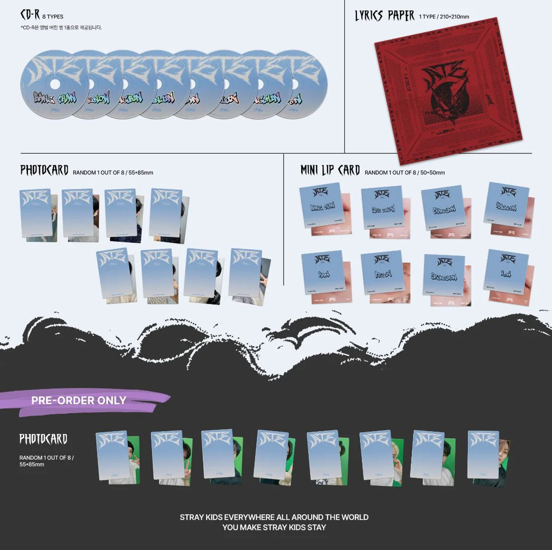 Stray Kids - ATE (9th Mini Album) Accordion Ver.