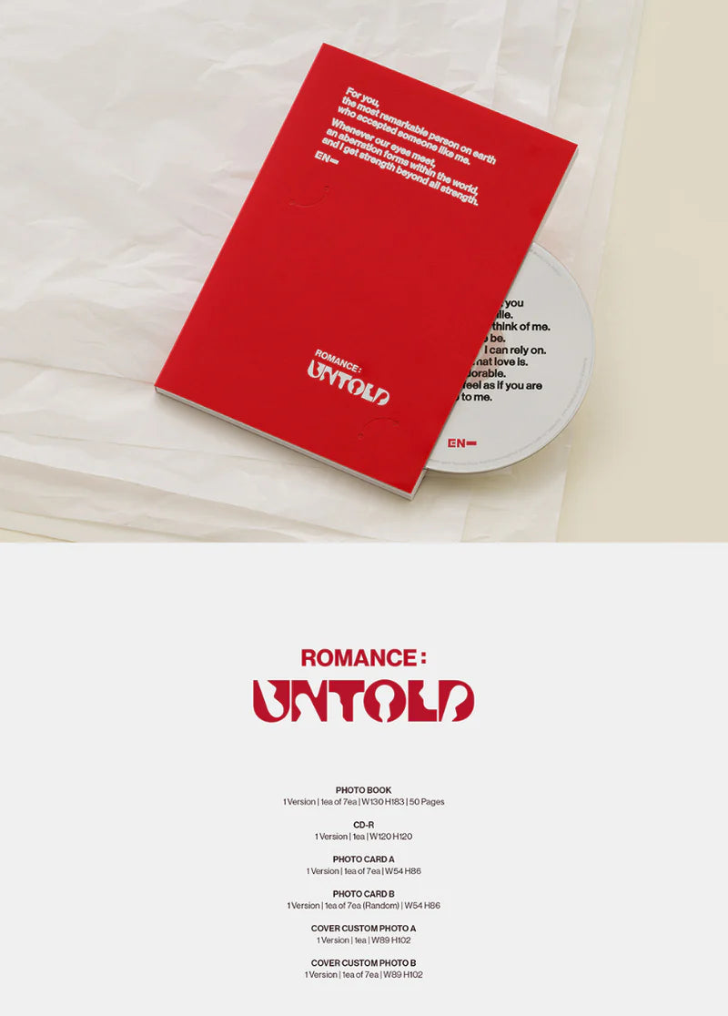 ENHYPEN - ROMANCE : UNTOLD (2ND STUDIO ALBUM) ENGENE VER. – KeaPOP ENHYPEN - ROMANCE : UNTOLD (2ND STUDIO ALBUM) ENGENE VER. – KeaPOP