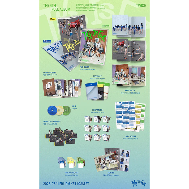 TWICE - THIS IS FOR (THIS ver. / IS ver / FOR ver.)