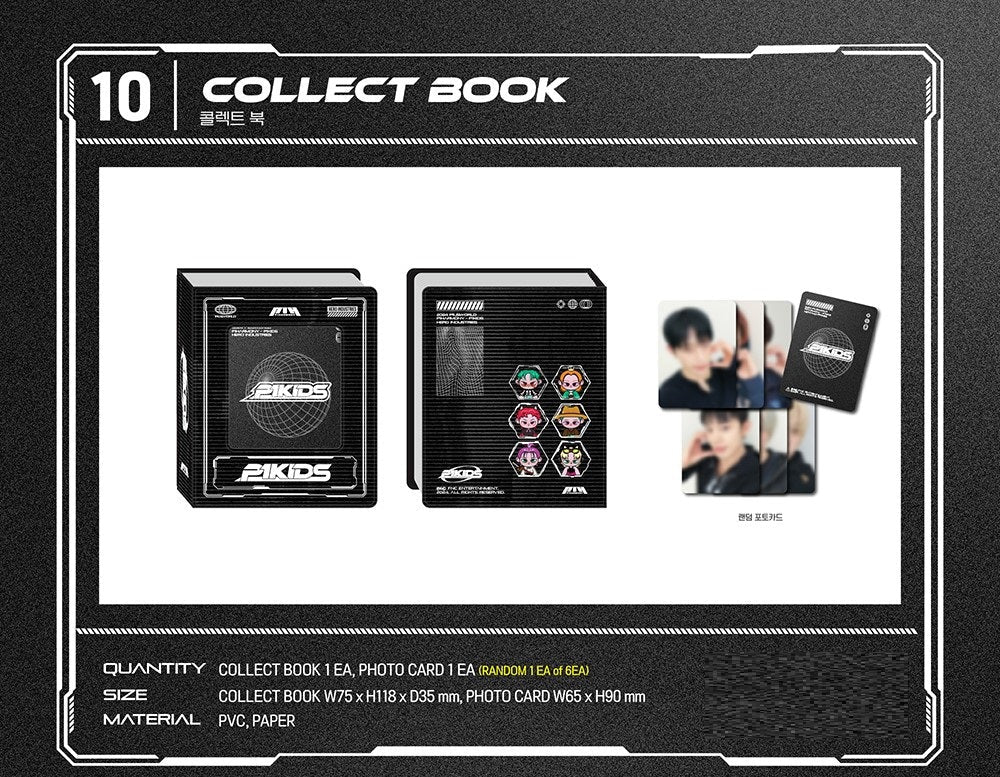 P1Harmony - P1KIDS POP-UP Store Official MD - Photocard Collect Book