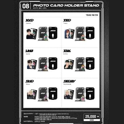 P1Harmony - P1KIDS POP-UP Store Official MD - PHOTO CARD HOLDER STAND (RANDOM)