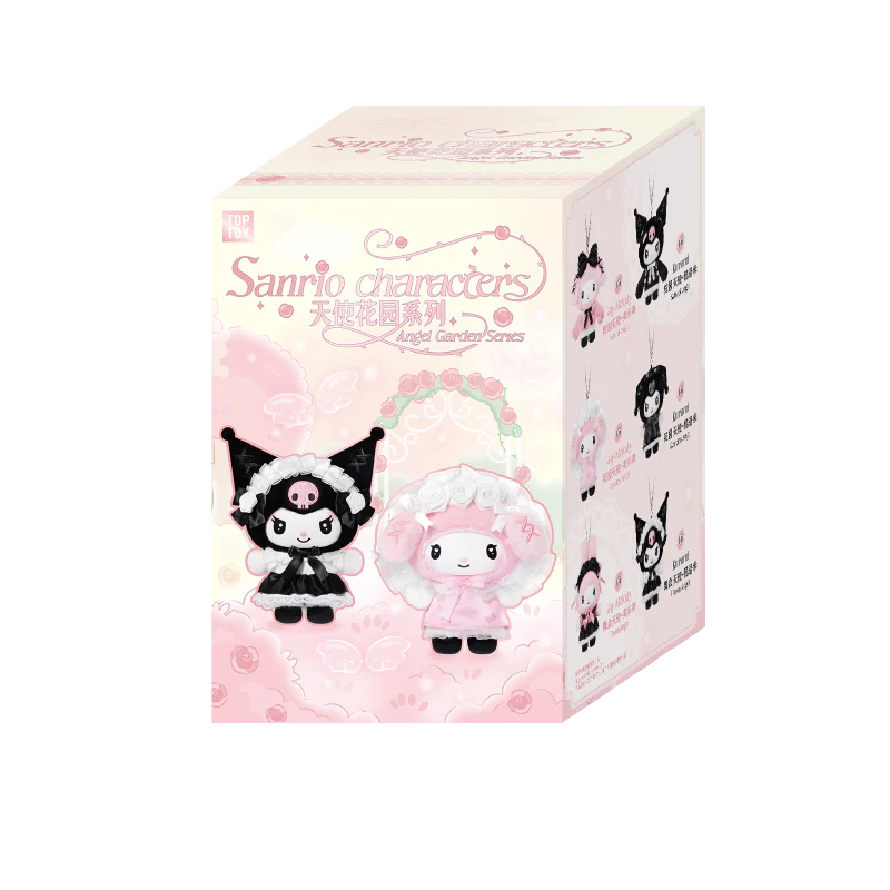 Sanrio Angel Garden Series Plush Vinyl Keychain Gift Blind Box