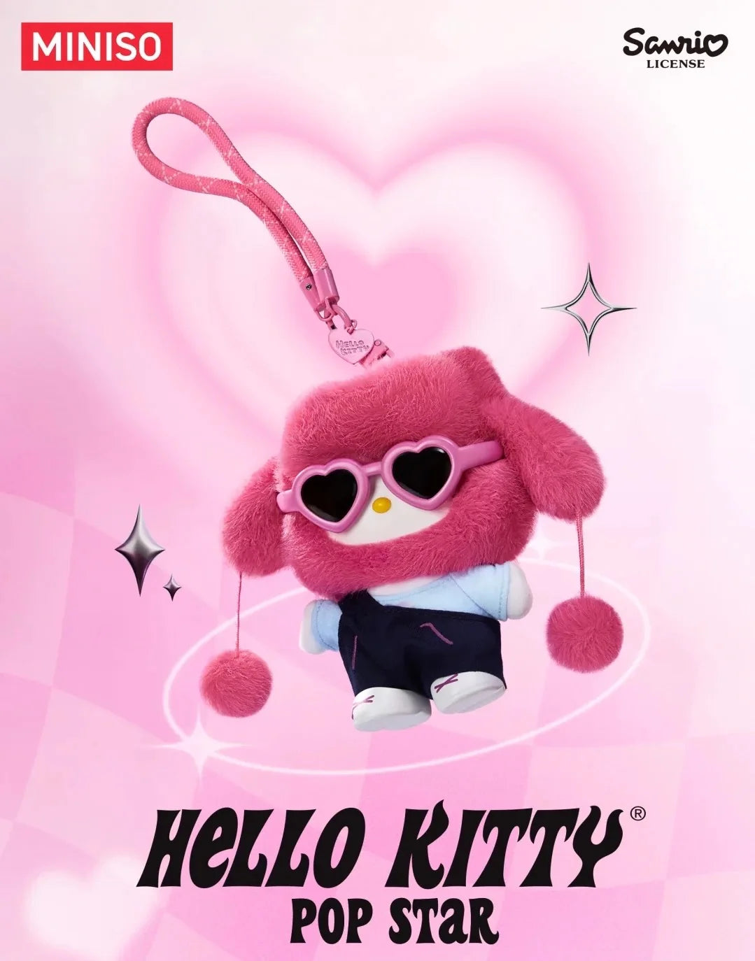 Miniso Hello Kitty Pop Star Series Plush Blind Box