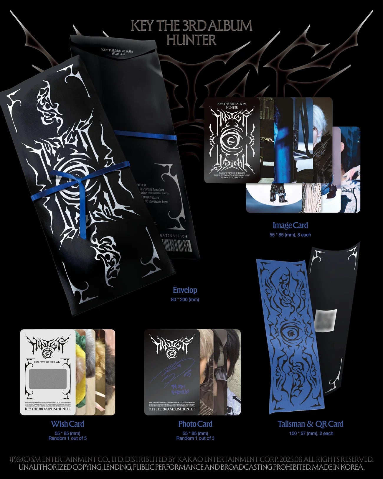 KEY (SHINEE) - HUNTER (QR VER.) (TALISMAN VER.)