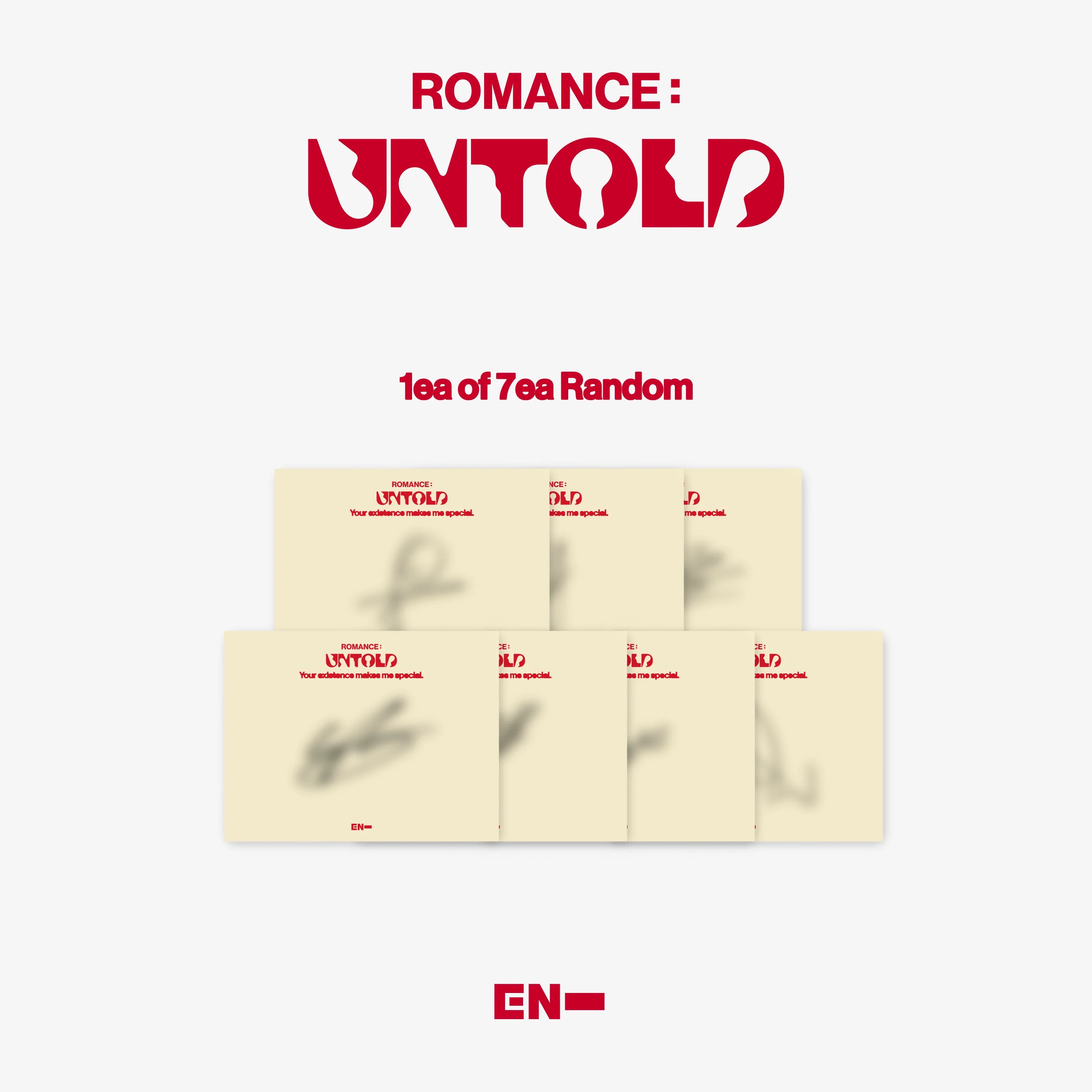 Enhypen - ROMANCE : UNTOLD (SIGNED POSTCARD RANDOM MEMBER)