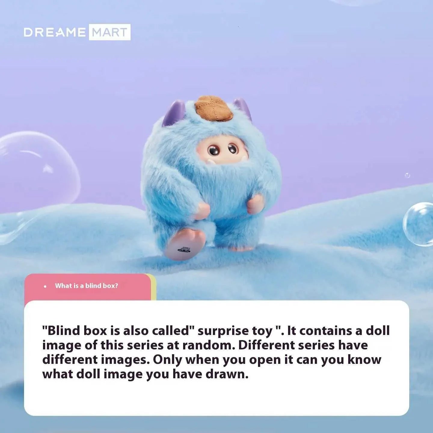 Fluffy Monster Marshmallow Dream Series Vinyl Blind Box