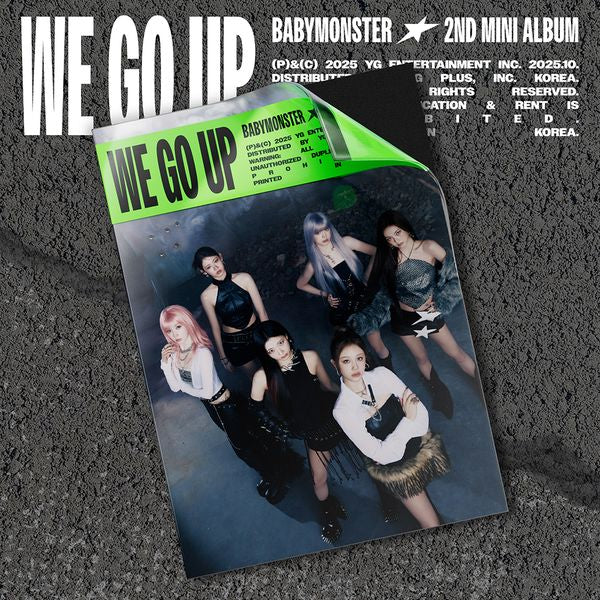 BABYMONSTER WE GO UP 韓国限定　トレカ　ラキドロ コンプ BABYMONSTER 2nd MINI ALBUM [WE GO UP]【日本限定特典付輸入盤】が10