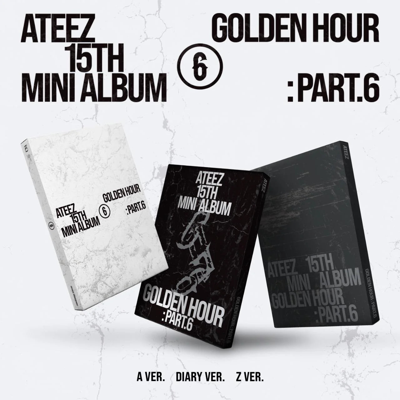 PRE-ORDER] ATEEZ - GOLDEN HOUR : Part.6 (A / DIARY / Z VER.) – KeaPOP