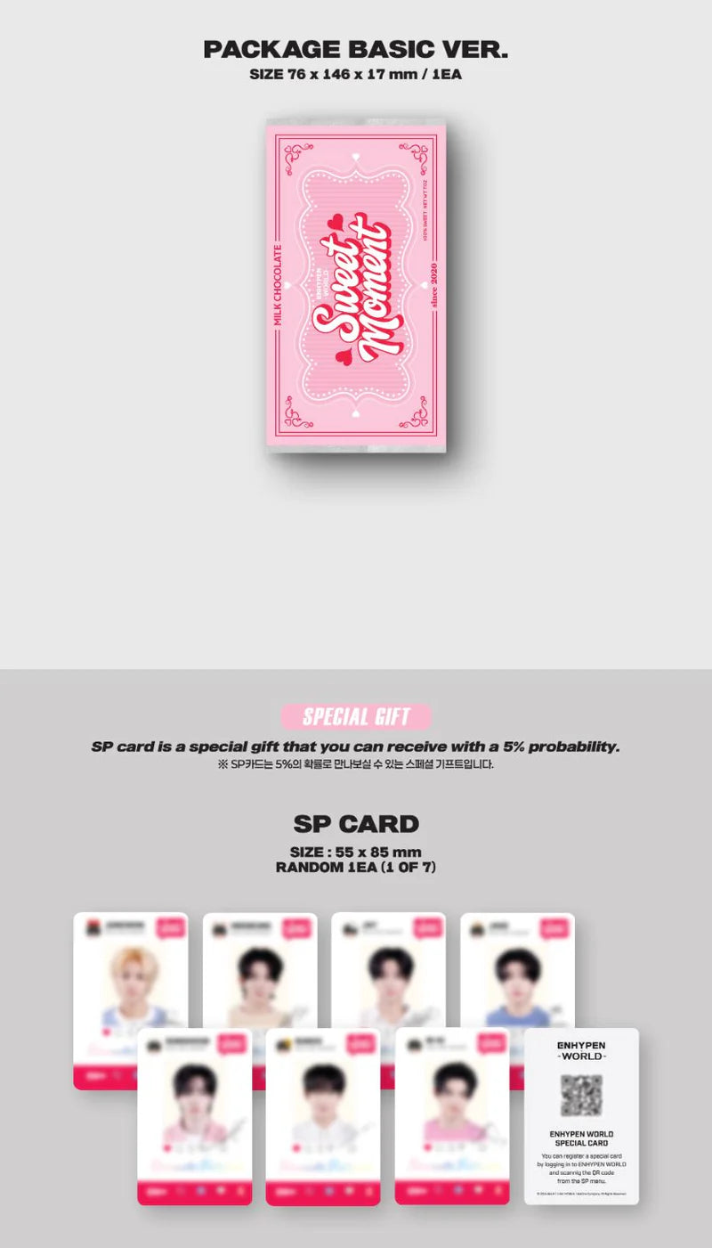 ENHYPEN - WORLD COUPON CARD COLLECTION (SWEET MOMENT VER.)