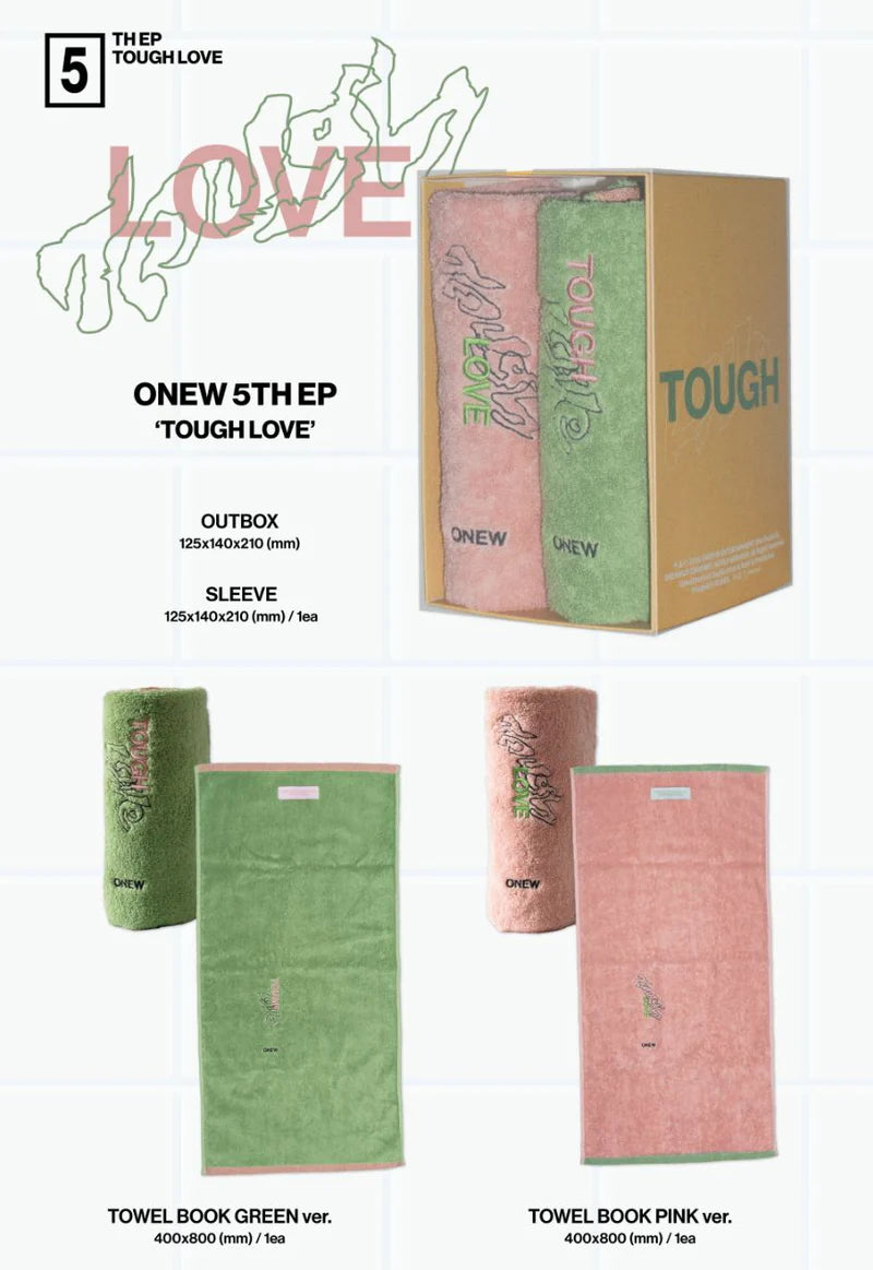 ONEW (SHINEE) - TOUGH LOVE (TOWEL BOOK VER.)