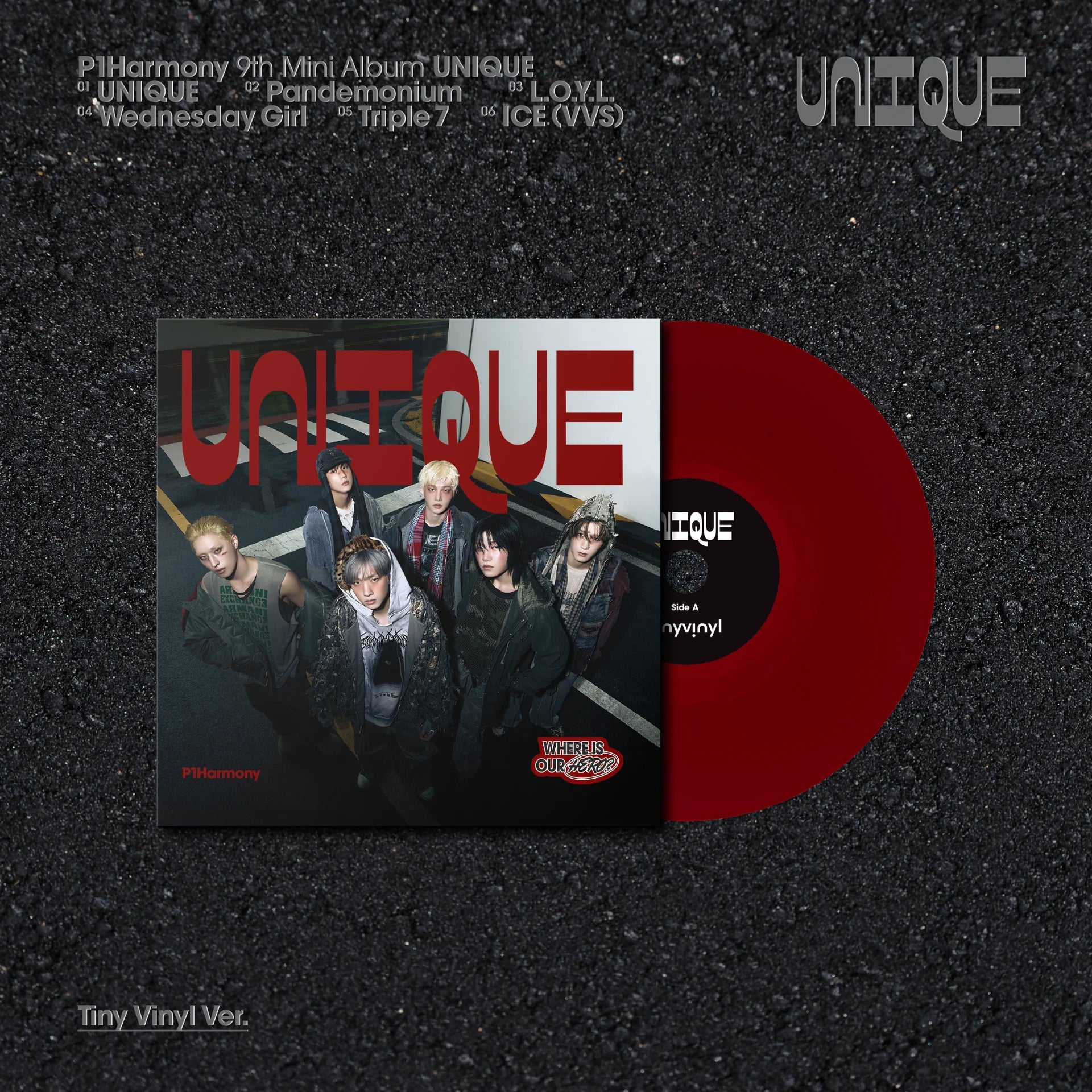 P1Harmony - UNIQUE (Tiny Vinyl) hello82 EXCLUSIVE