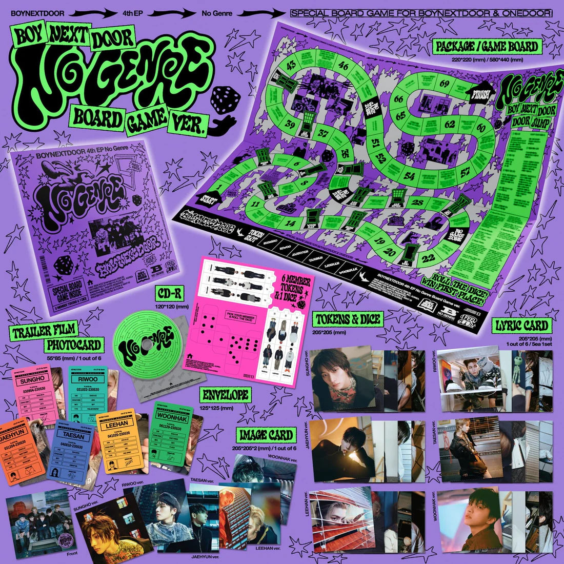 BOYNEXTDOOR - NO GENRE (BOARD GAME VER.) – KeaPOP