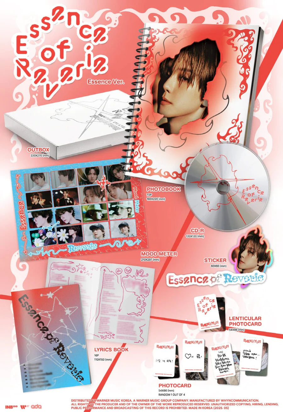BAEKHYUN (EXO) - ESSENCE OF REVERIE (PHOTOBOOK VER.)