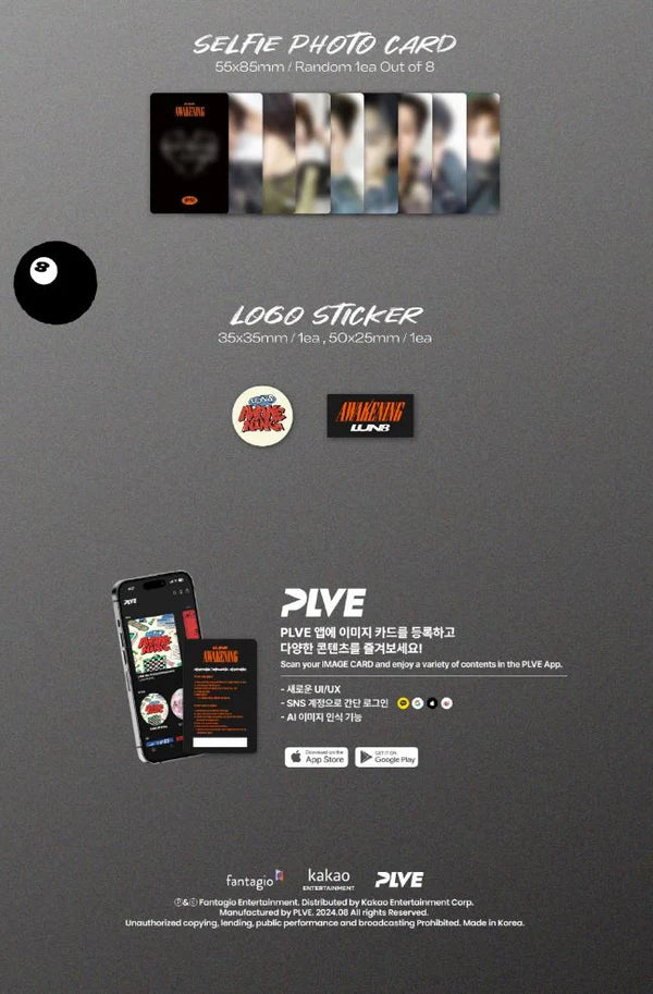 LUN8 - AWAKENING (3RD MINI ALBUM) PLVE VER.