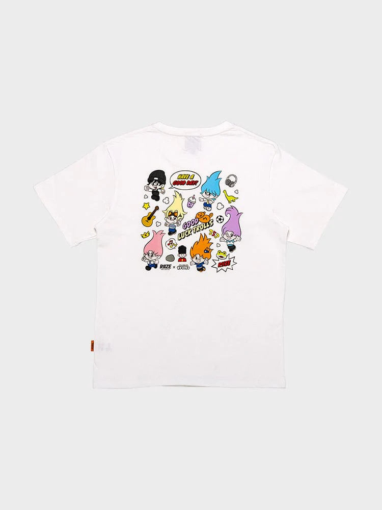 RIIZE x TROLLS 01. T-SHIRT (White)