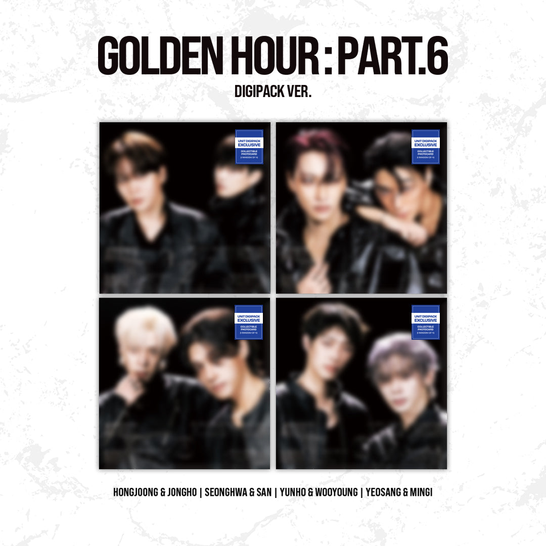 PRE-ORDER] ATEEZ - GOLDEN HOUR : Part.6 (DIGIPACK UNIT VER