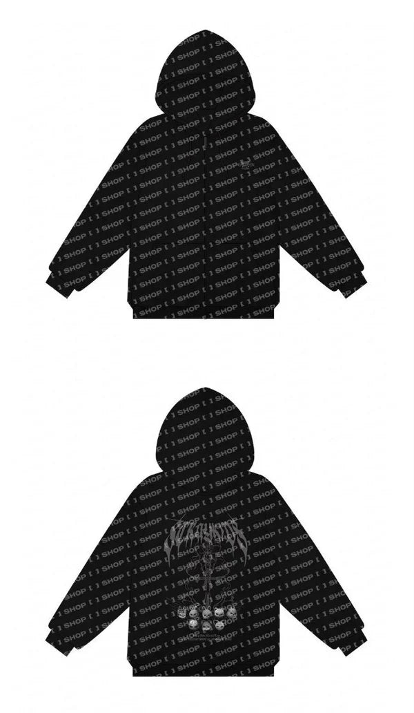 STRAY KIDS - EVIL SKZOO HOOD ZIP-UP (DOMINATE WORLD TOUR OFFICIAL MD)