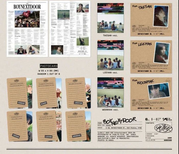 BOYNEXTDOOR - WHY.. (1ST EP ALBUM) LETTER VER.