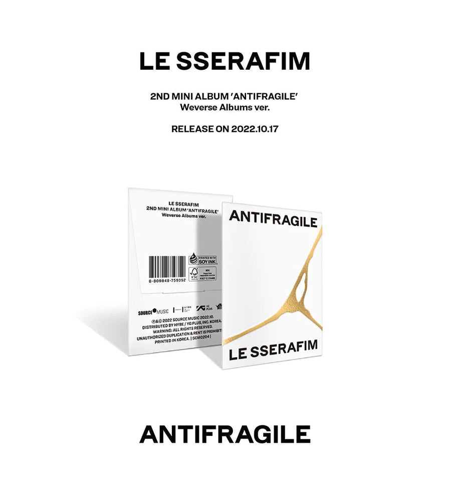 LE SSERAFIM - ANTIFRAGILE (WEVERSE ALBUMS VER.) – KeaPOP
