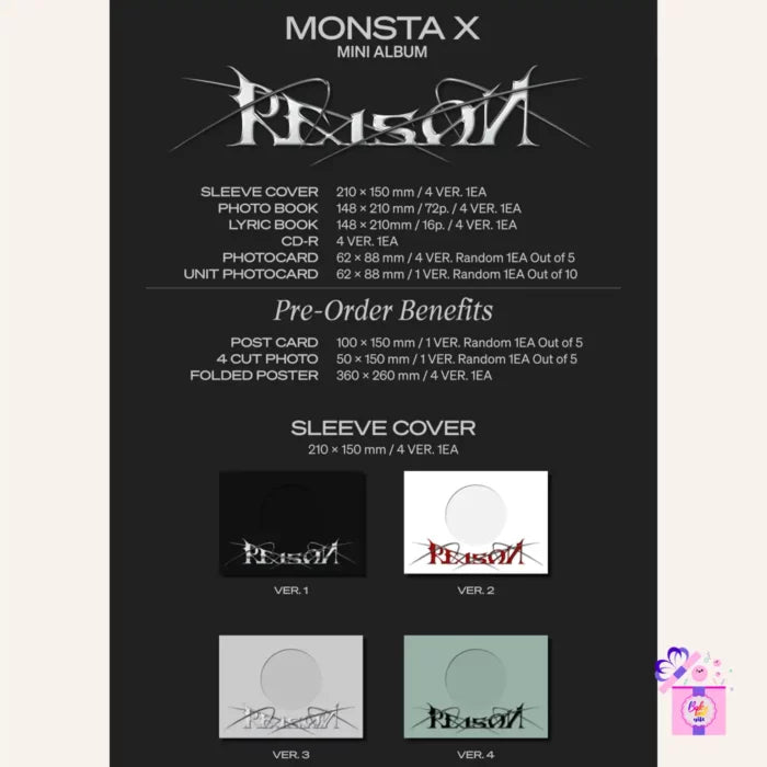 MONSTA X – REASON (12th Mini Album)