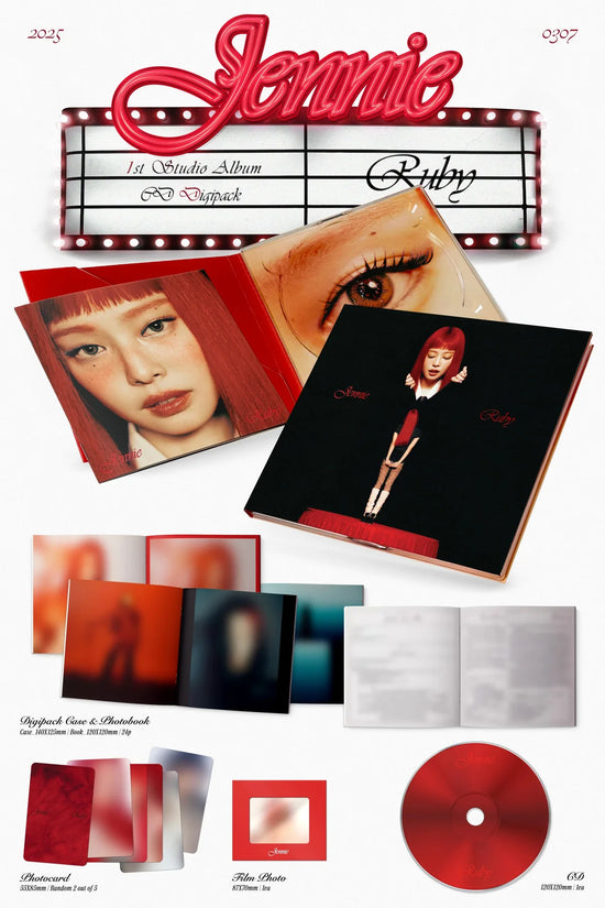 JENNIE (BLACKPINK) - RUBY (CD DIGIPACK VER.)