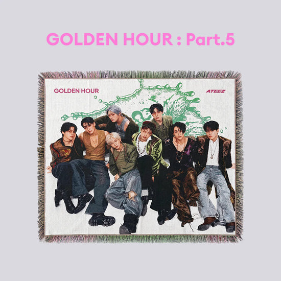 ATEEZ - GOLDEN HOUR : Part.5 - Woven Throw (hello82 POP-UP Exclusive)