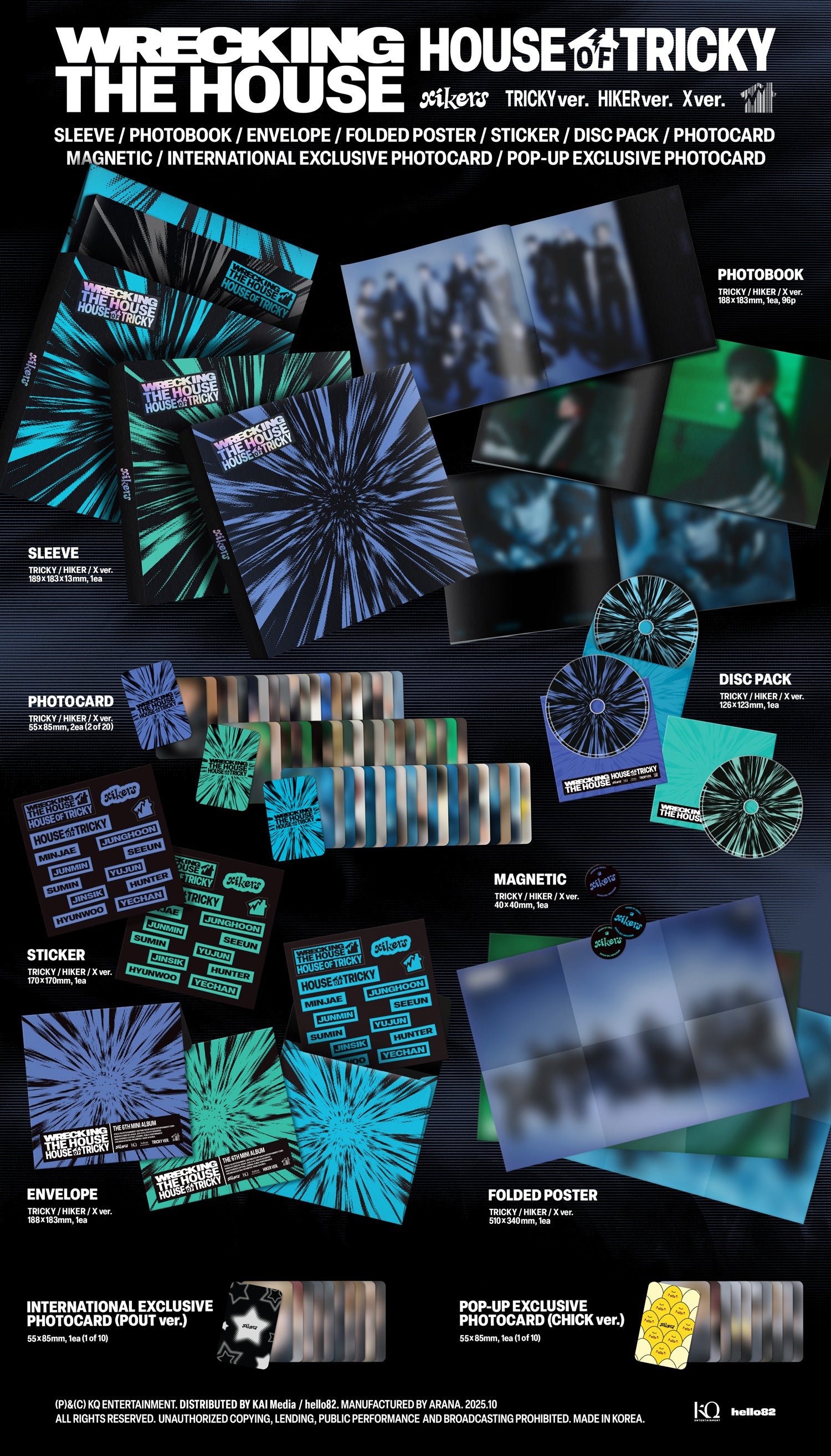 XIKERS - HOUSE OF TRICKY : WRECKING THE HOUSE (POP-UP EXCLUSIVE)