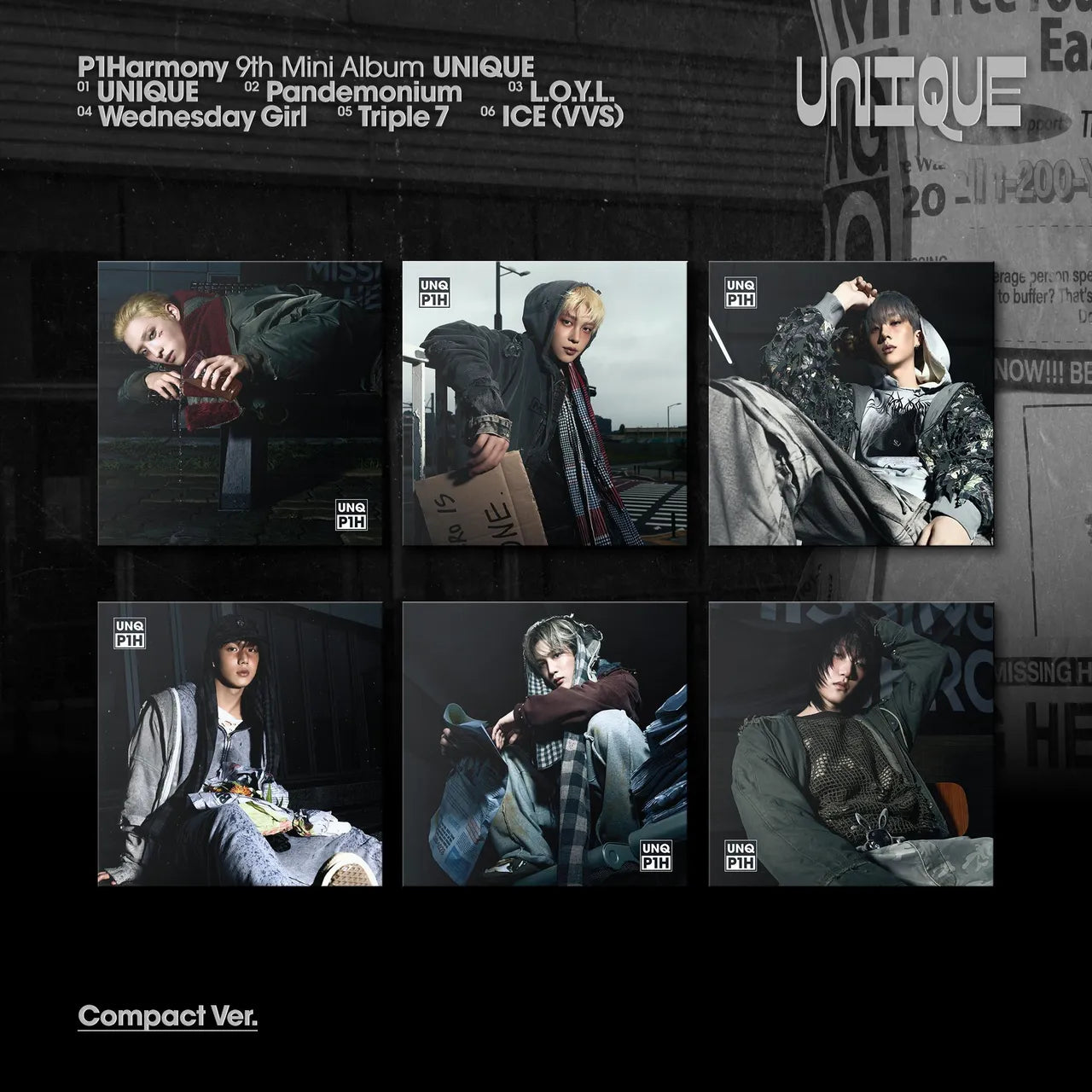 P1Harmony - UNIQUE (Compact ver.) – KeaPOP